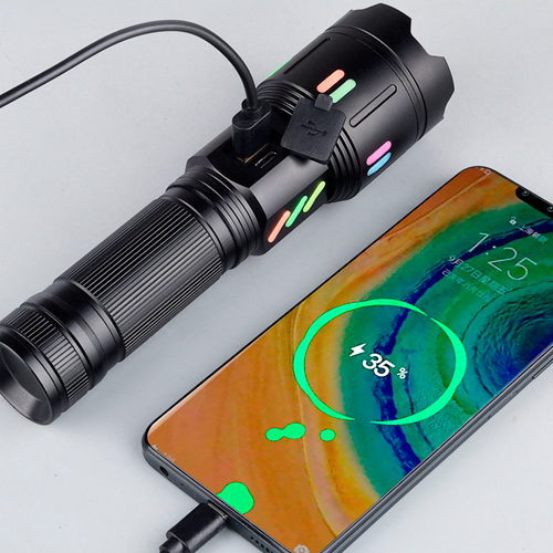 Ліхтар понад яскравий X83 PM30-TG, Power Bank, zoom, АКБ 26650, індикація заряду, ЗП Type-C | Зображення 7