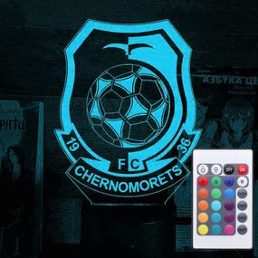 Акриловий світильник-нічник з пультом 16 кольорів Чорноморець ФК tty-n002268
