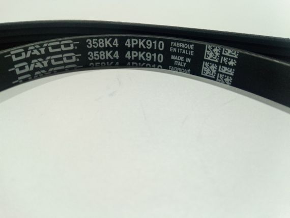 Ремінь кондиціонера Matiz 0.8 з ГУР, DAYCO (4PK910) (96239401/25183058) | Зображення 1