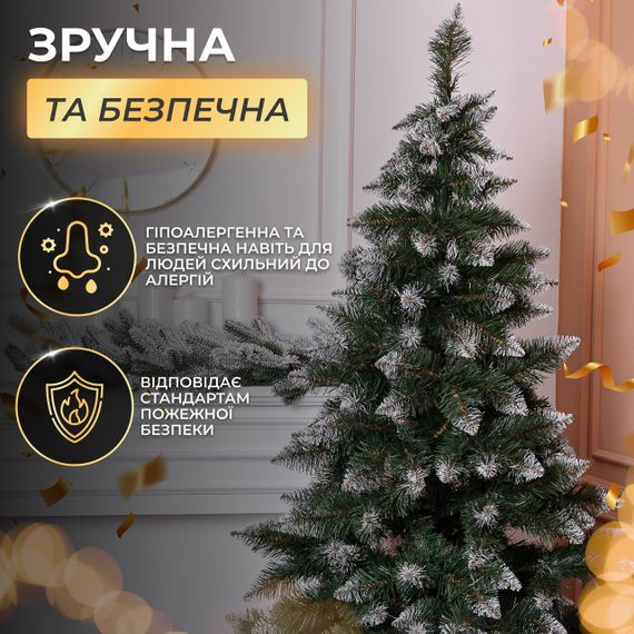 Штучна ялинка Принцеса 3 м із засніженими кінчиками Преміум KOS-PRNCSS30 | Зображення 4