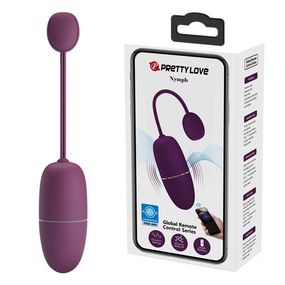 Віброяйце - Pretty Love Nymph Vibrating Egg Dark Purple (App)