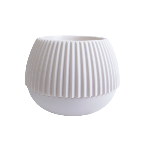 Вазон Бохо d21см біла троянда Алеана