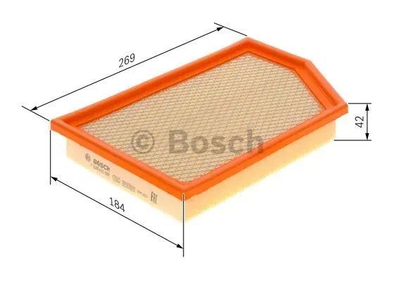 Фільтр повітряний JEEP CHEROKEE, BOSCH (F026400586) | Зображення 4