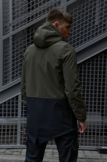 Куртка softshell Intruder "Citizen" хакі-чорна | Зображення 6