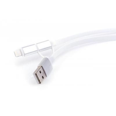 Дата кабель USB 2.0 AM to Micro 5P&amp;Lightning 1.0m Vinga (USBAMMICRO&amp;Lightning-1.0) (USBAMMICRO&amp;Lightning-1.0) | Зображення 4