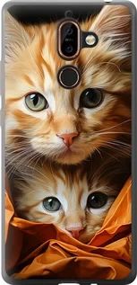 Чохол на Nokia 7 Plus Котики 2 з пластику FCh_008310