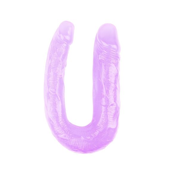 Фалоімітатор подвійний Chisa Hi-Rubber 13 Inch Dildo, фіолетовий Sex Aura | Зображення 2