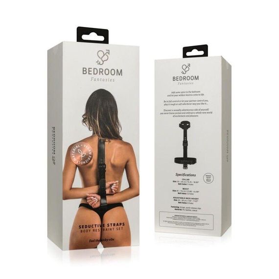 Фіксатор для рук та шиї Bedroom Fantasies: Seductive Straps Body Restraint Set Sex Aura | Зображення 5