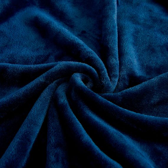 Плед флісовий Love You синій 150x200 см м’який теплий для дому та відпочинку (8173) | Зображення 2