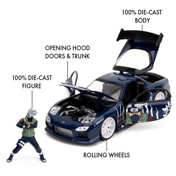 Игровая металлическая машинка Naruto Мазда RX-7 с Какаши | Зображення 6