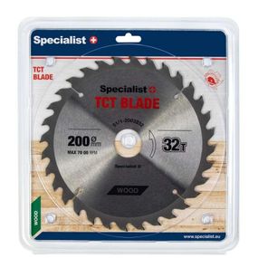 Диск пильный по дереву Specialist+ 200x32Tx32