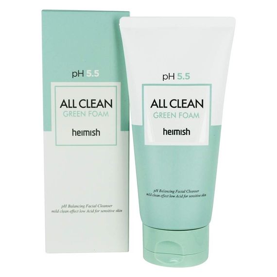Очистительная пенка Heimish All Clean Green Foam pH 5.5 (150 ml)