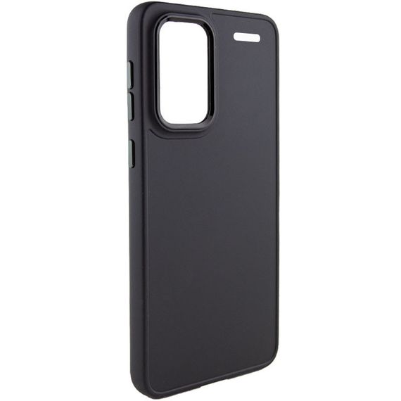TPU чохол Bonbon Metal Style для Xiaomi Redmi Note 13 Pro+ Чорний / Black | Зображення 1