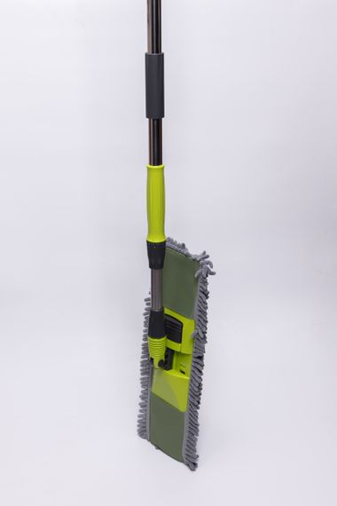 Швабра з телескопічною ручкою та насадкою з мікрофібри для миття підлоги, плитки, ламінату й лінолеуму HP-35015-51 | Зображення 5