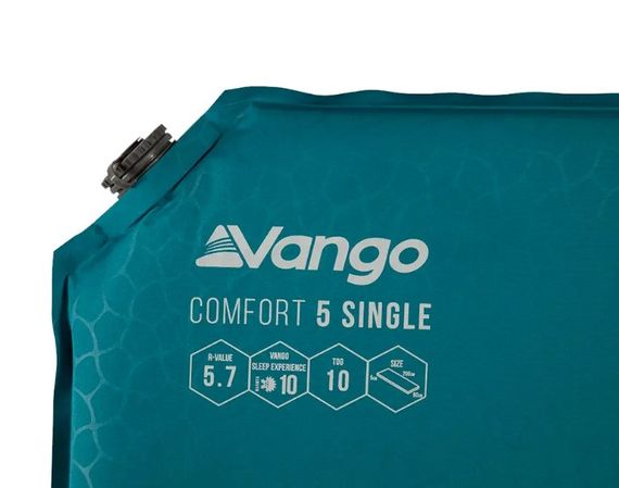 Килимок самонадувний Vango Comfort 5 Single Bondi Blue (SMQCOMFORB36A11) | Зображення 2