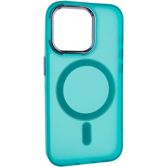 Чохол TPU+PC Lily with MagSafe для Apple iPhone 14 Pro Max (6.7") Green | Зображення 1