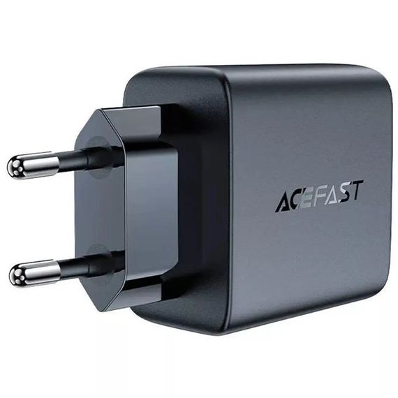 МЗП Acefast A49 PD35W GaN (2USB-C) Black | Зображення 1