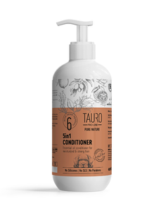 Зволожуючий кондиціонер для собак та котів Tauro Pro Line Pure Nature 5in1, 400 ml