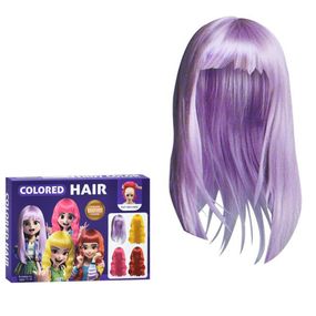 Дитячий набір аксесуарів "Colored Hair" C2008 перука 34 см, гребінець