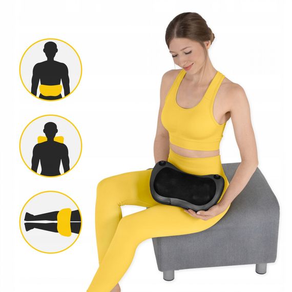 Подушка-масажер 4FIZJO Shiatsu Pro+ 4FJ0562 Black (P-5907739319159) | Зображення 4