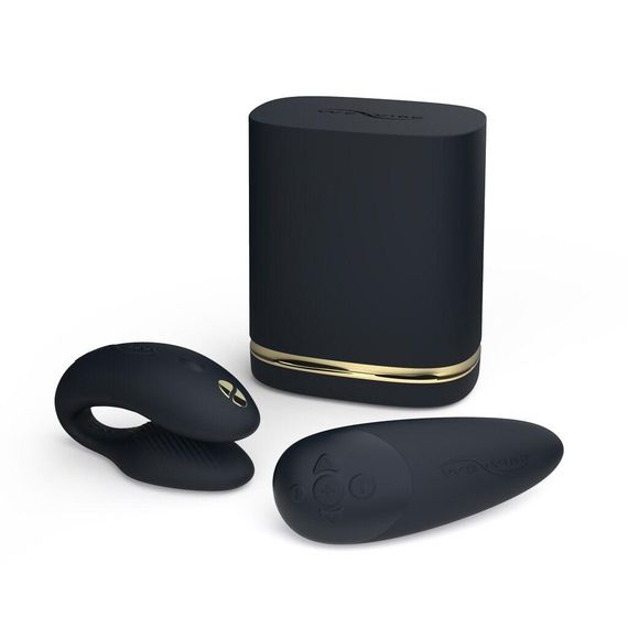 Преміальний подарунковий набір Golden Moments: Womanizer Premium та We-Vibe Chorus Black Sex Aura | Зображення 3