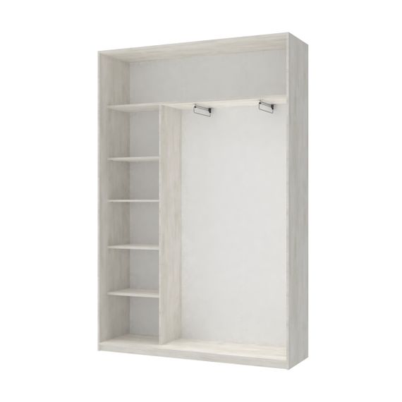 Шкаф-купе двухдверный Doros Сити Лайт 150х45х225 см Белое дерево (DRS-011074) | Зображення 1