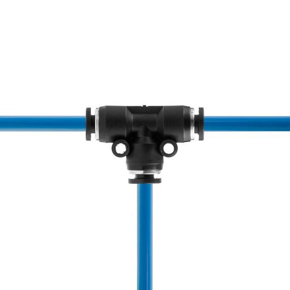 Цангове з'єднання Т-подібне для поліуретанових та ін. шлангів 4 мм INTERTOOL PT-2345 | Зображення 3