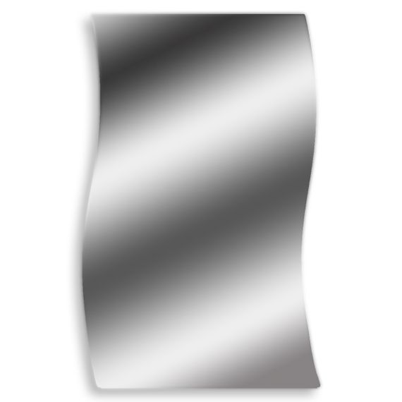 Дзеркальна наліпка (акрил) 3D 27*42cm*2mm  Silver (S) SW-00001519 | Зображення 3