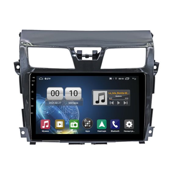 Штатна магнітола серії QIV Q1 під Nissan Teana J33 2013-2015 Altima 2012-2018 (W1) 10 дюймів