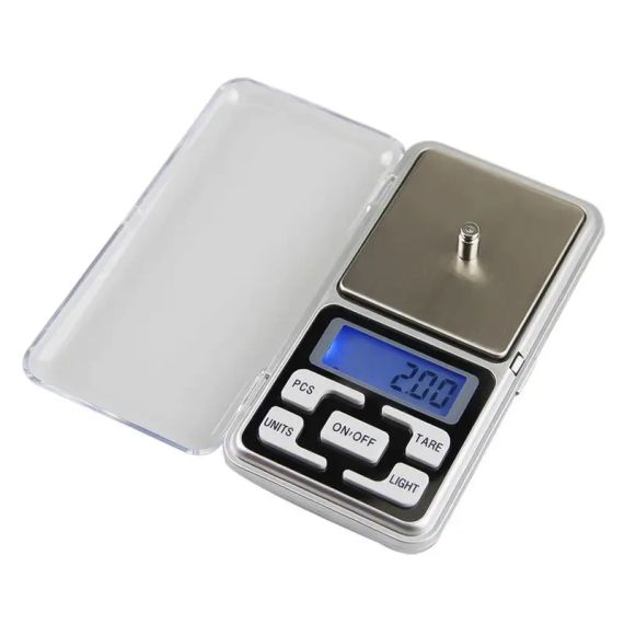 Электронные весы 200 г Pocket Scale QCP200, Серебряный / Карманные весы / Ювелирные цифровые весы / Цифровые весы | Зображення 1