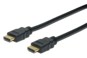 Кабель ASSMANN HDMI High speed + Ethernet (AM/AM) 10m, black (AK-330107-100-S)