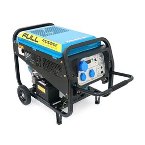 Генератор дизельний FULL FDL9000LE, 1-фазний 230V, 50Hz, 8.5kVA/6.8kW, бак 12,5 л, витрата 2 л/год, пуск: ручний/стартер (без