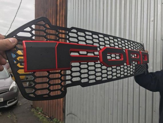 Передня решітка V1 Чорна для Ford Ranger 2011↗ рр. | Зображення 4