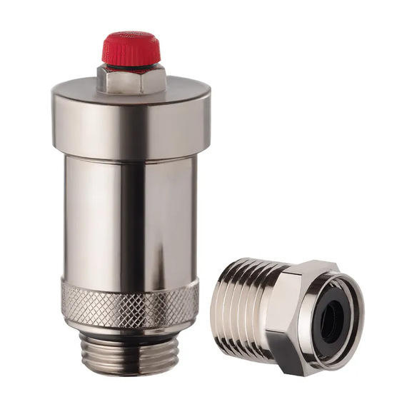 Воздухоотводитель автоматический прямой с обратным клапаном 1/2" Koer KR.1244 (KR3116)