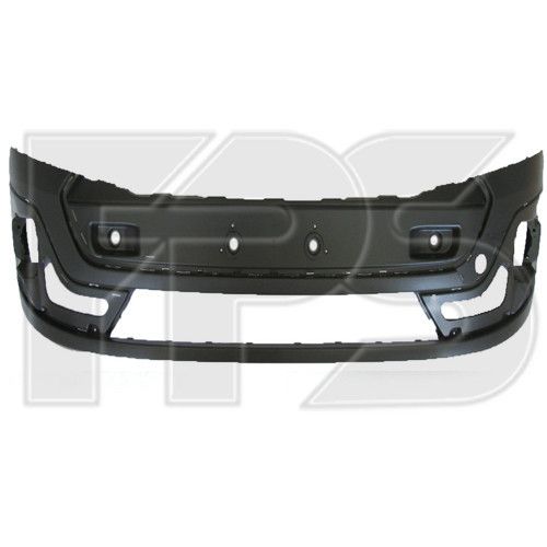 Передний бампер Ford Transit Custom 2012- серый, текстура (FPS) 1779136