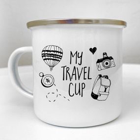 Кружка металлическая Camper My travel cup 250 мл (KRM_23S122)
