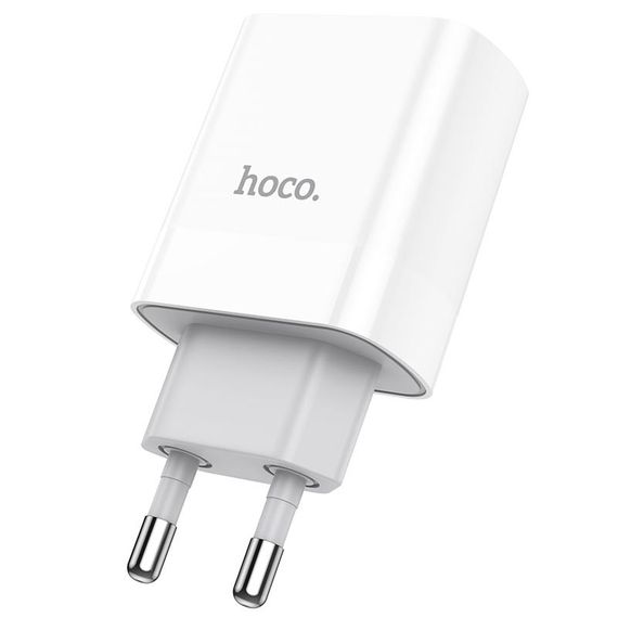 МЗП Hoco C80A Plus Rapido PD20W+QC3.0 (1USB-A/1C) White | Зображення 1
