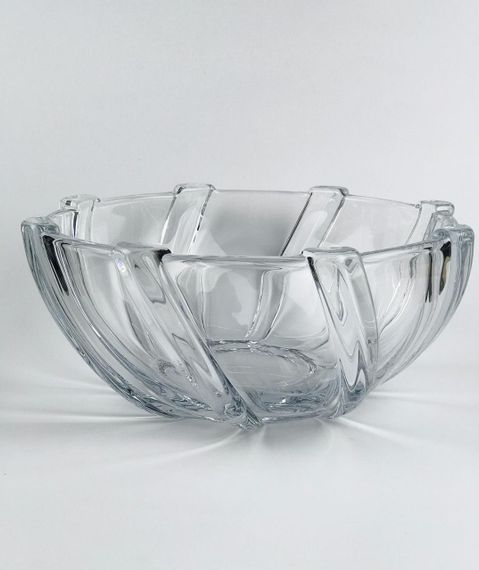 Фруктовница стеклянная Bohemia Infinity 28 см прозрачное блюдо для фруктов 6KA66/99M20/280 | Зображення 3