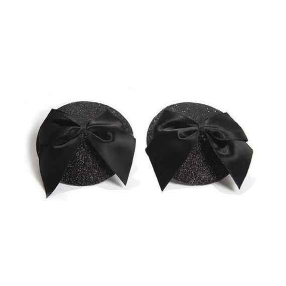 Пестіс Bijoux Indiscrets Burlesque pasties GLITTER and BOW | Зображення 1