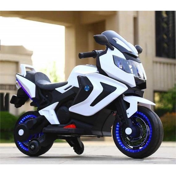Дитячий електромотоцикл SPOKO SP-1600 білий (42400548) | Зображення 4
