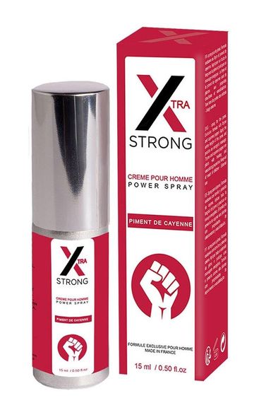 Стимулирующий спрей X-strong penis power spray, 15 ml sexstyle