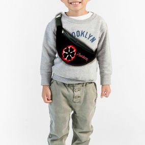 Сумка-бананка детская Чёрный клевер - Аниме 32х15см,через плечо для мальчика (00299)