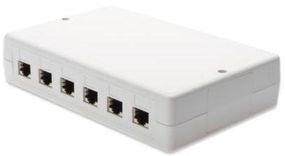 Соединительная коробка DIGITUS для модулей Keystone, 6 портов (DN-93705)