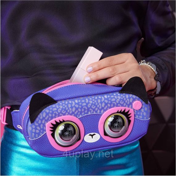 Интерактивная сумочка на пояс со светом Гепард Оригинал Purse Pets Savannah Spotlight Belt Bag Interactive Pet | Зображення 6