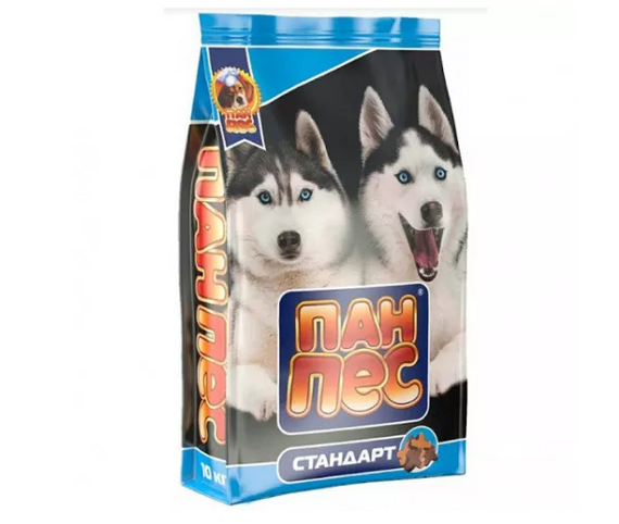 🐶 Сухий корм для собак Пан Пес Стандарт 10 кг 🦴 Повнораціонний корм для дорослих собак