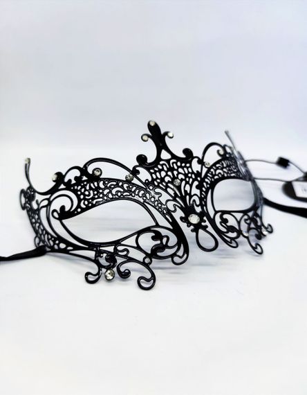 Маска на очі Eye mask metal black