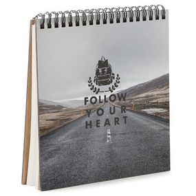 Скетчбук Follow your heart 17x18 см (BDK_17A088)
