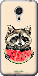 Чохол на Meizu MX5 Єнотик з кавуном "4605t-105-2448"