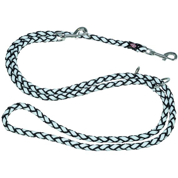 Повідок Trixie Cavo для собак світловідбиваючий регульований чорний L–XL 2,00 м х 18 мм