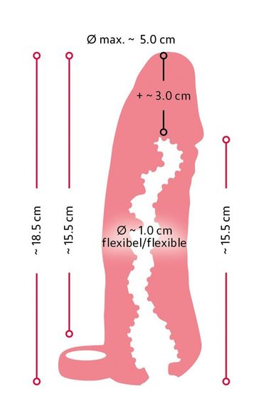 Насадка мастурбатор 2in1 Extension + Masturbator NS Extend M | Зображення 9